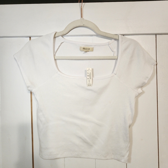 Madewell Brightside Aruba Squareneck Tee - Picture 2 of 4